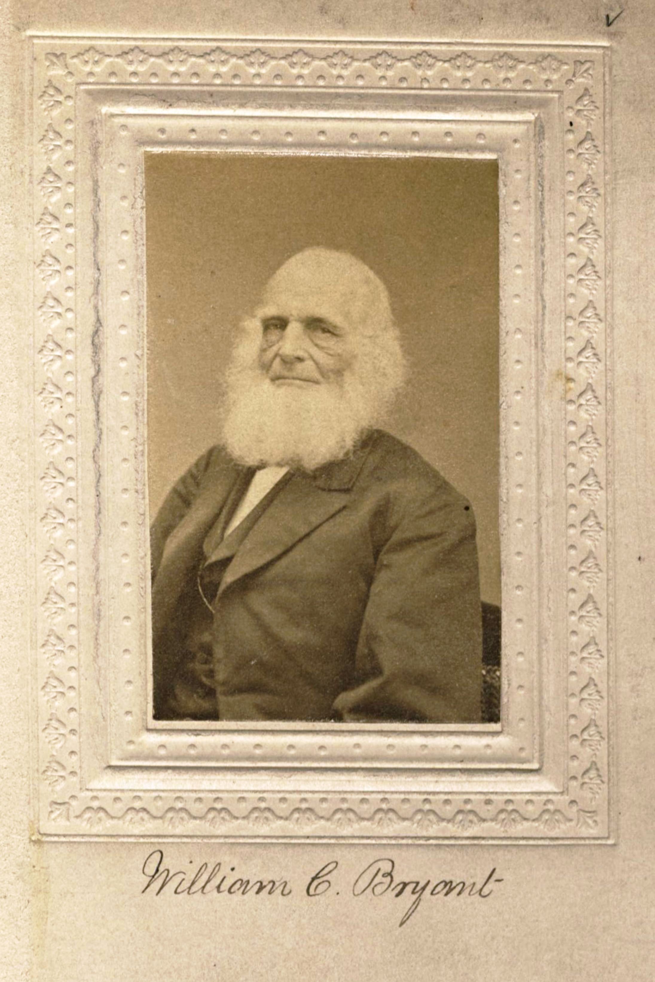 Member portrait of William Cullen Bryant